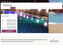 Tablet Screenshot of pension-lavanda.com